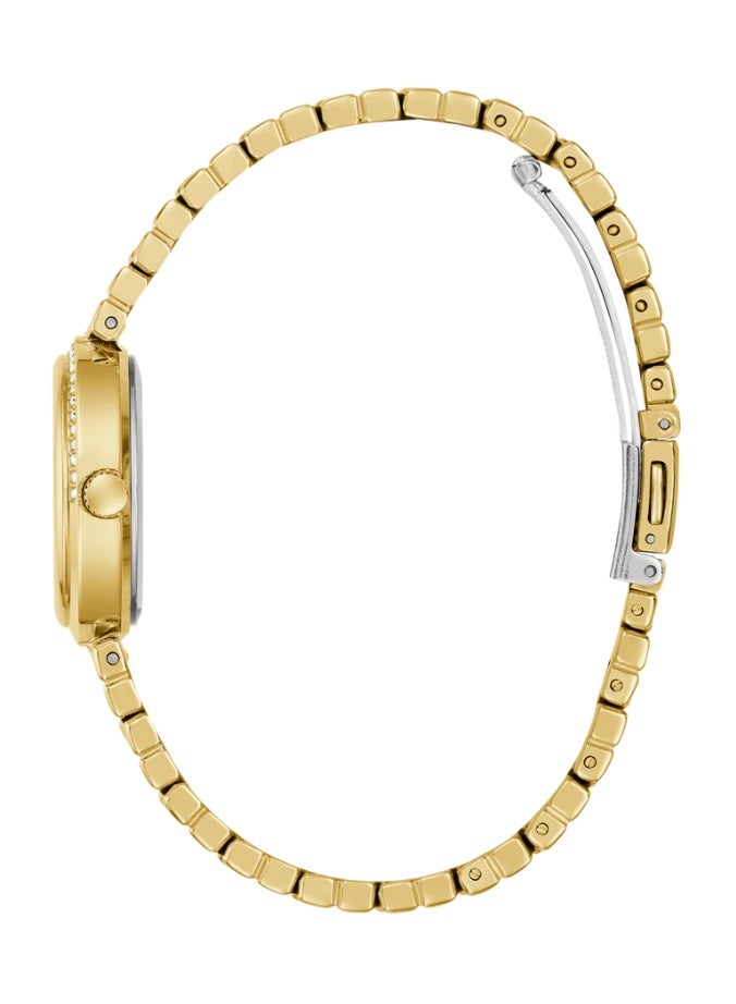 Guess Ladies Gold Tone Analog Quartz Green Dial Watch GW0930L6 - Image 2